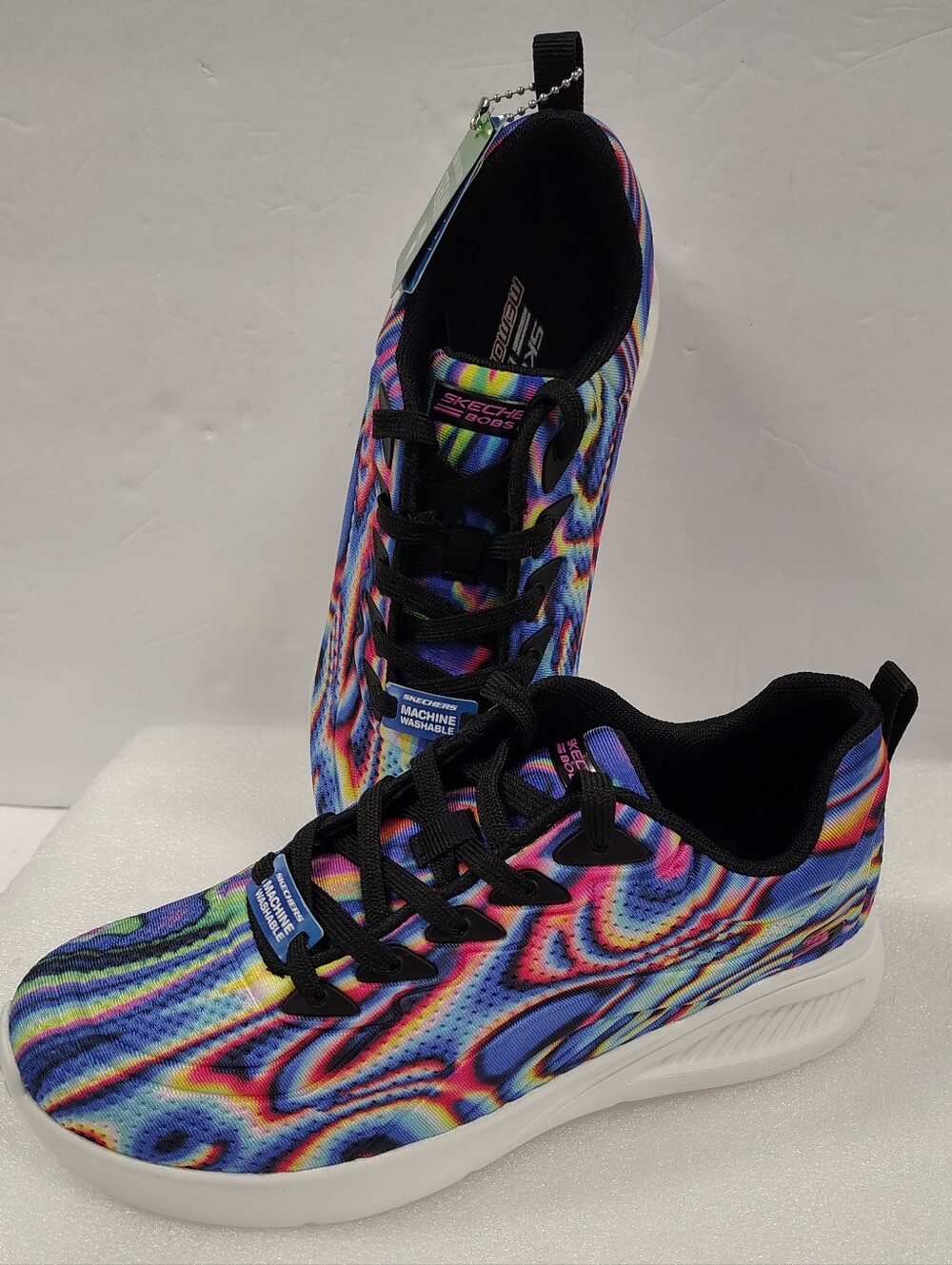 NWT Skechers BOBS Buno ~Groove Master Wild Psychedelic Trainer Sneaker Women's 7